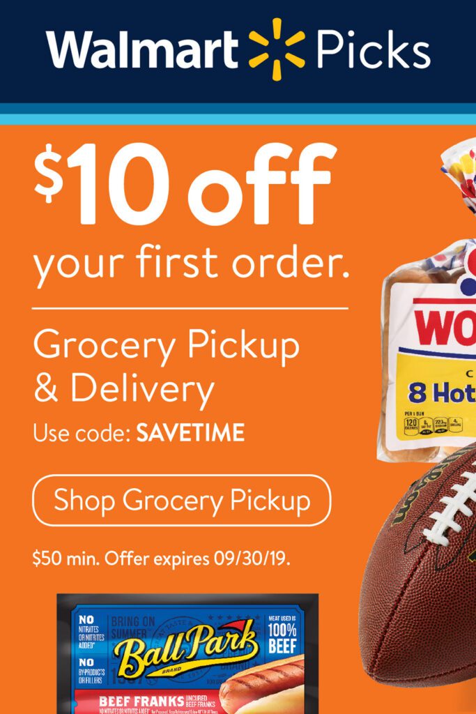 Walmart Picks - Discount promo, Banner
