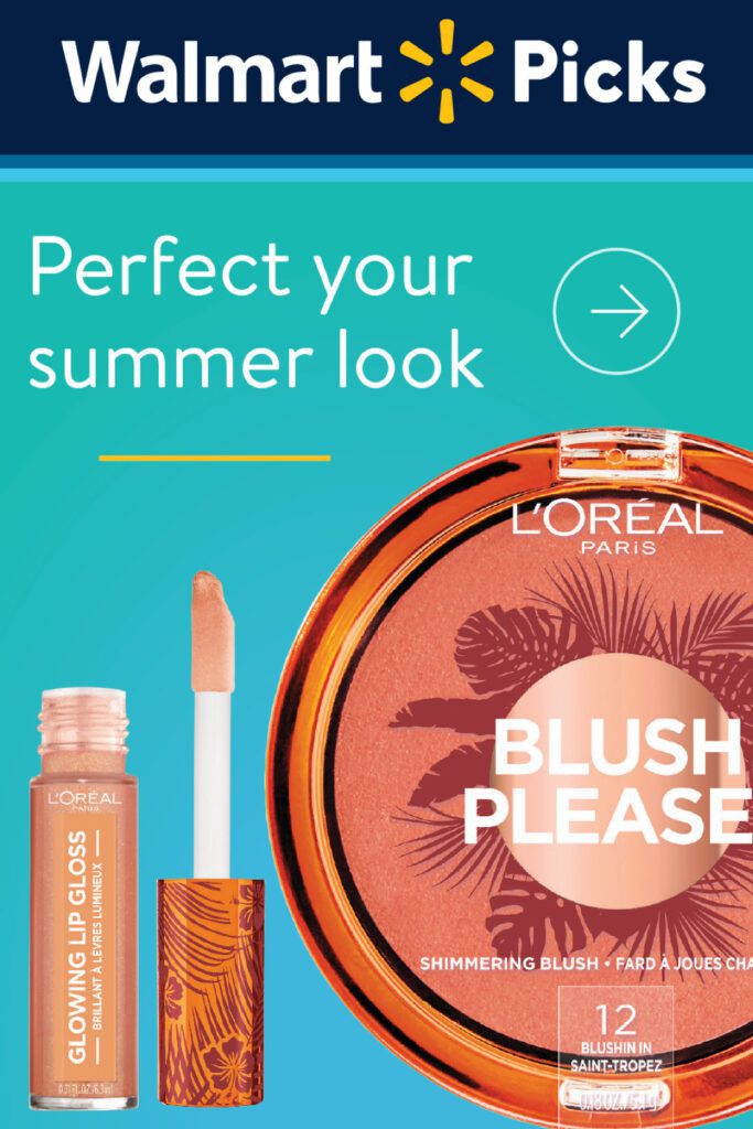 Walmart Picks - Perfect your summer look, Banner