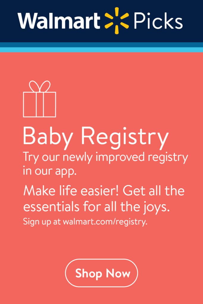 Walmart Picks - Baby Registry Banner