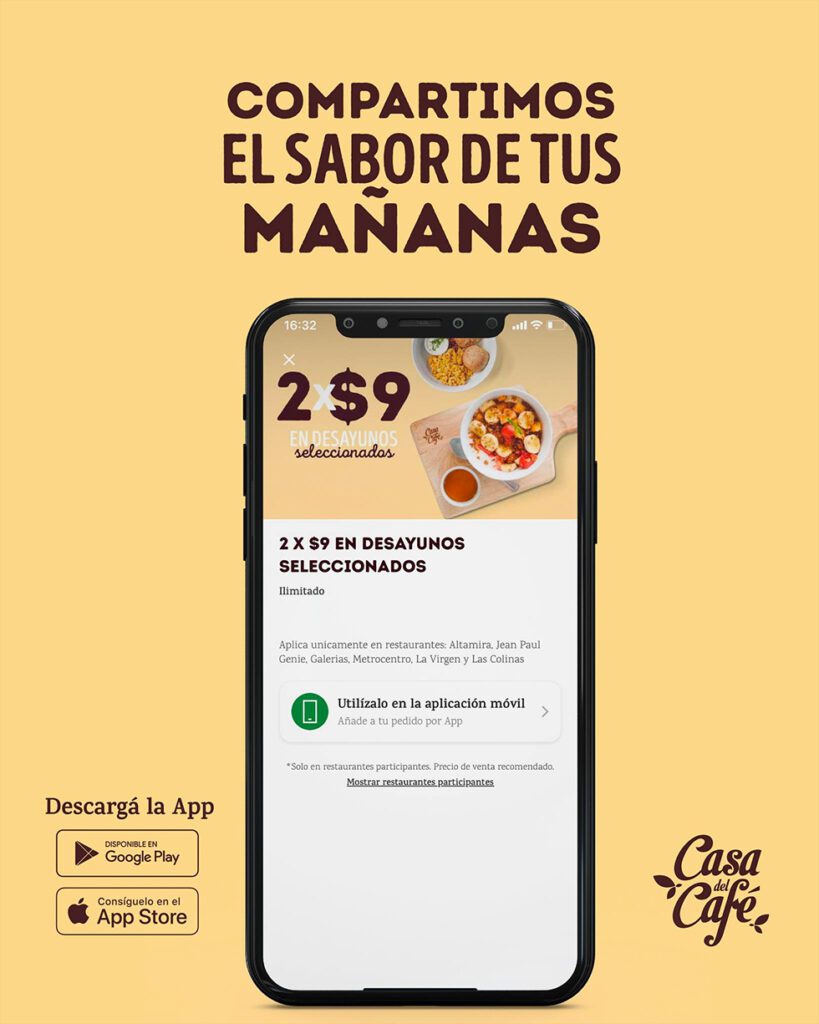 Social Media Post - Casa del Café - App Screen 5